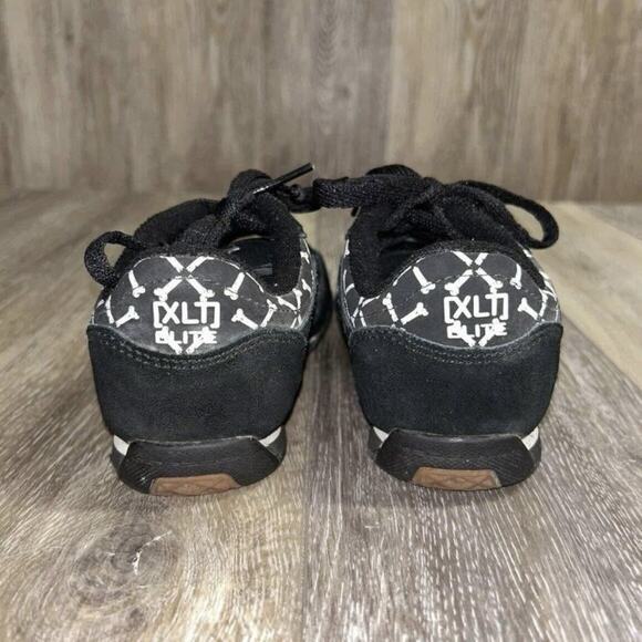 Vans Rowley XLT Elite LS Youth US Size 1.5Y Black Red White Bones Skate Shoes - Picture 6 of 10